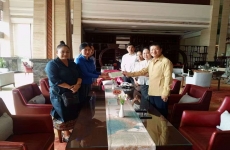 宏大爆破向老撾首都萬象捐贈，助力當地文體事業發展